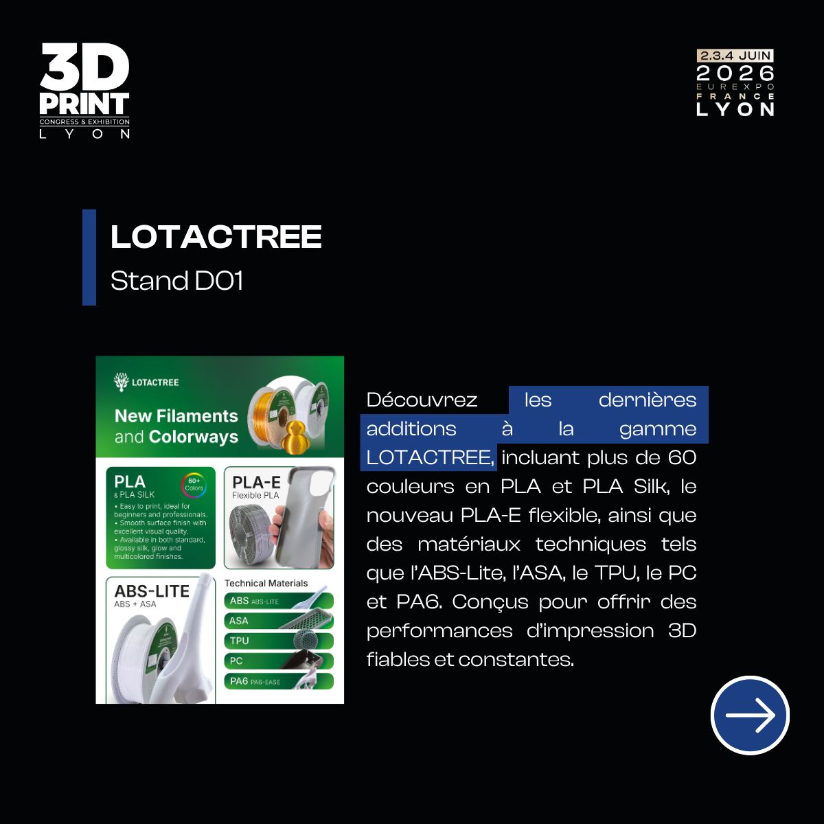 3D PRINT Congress & Exhibition - LOTACTREE